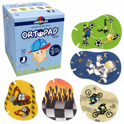 Ortopad Boys Eye Patches 50 Pack | Amblyopia Orthoptic Eye Patch Australia